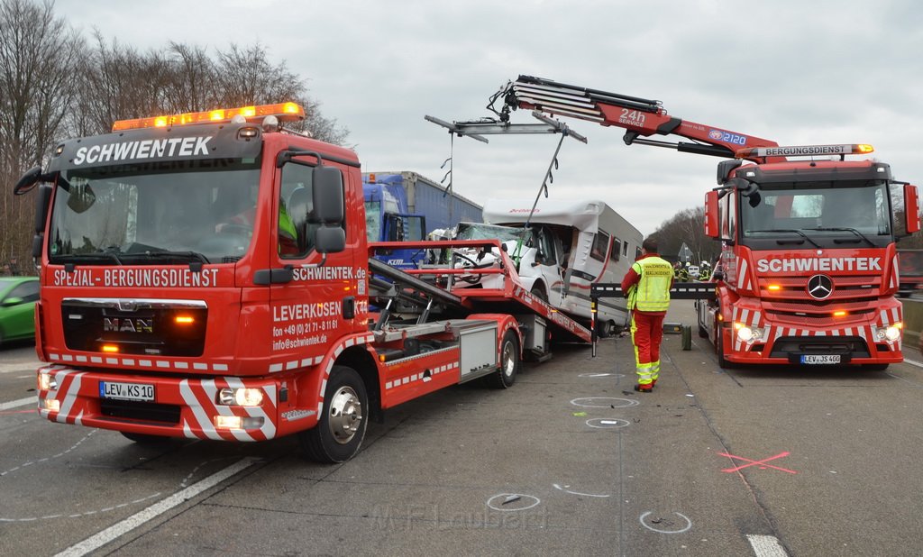 Schwerer VU A 1 Rich Saarbruecken kurz vor AK Leverkusen P172.JPG - Miklos Laubert